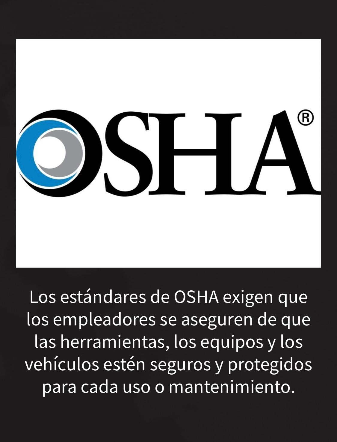 OSHA-certified — Our team meets OSHA safety standards for tools, equipment, and vehicles.