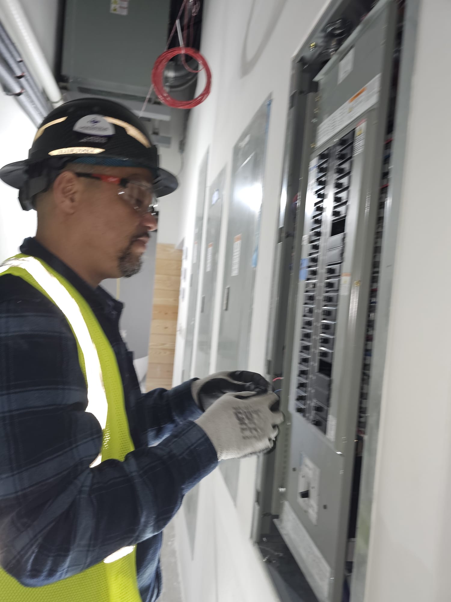 Commercial panel wiring